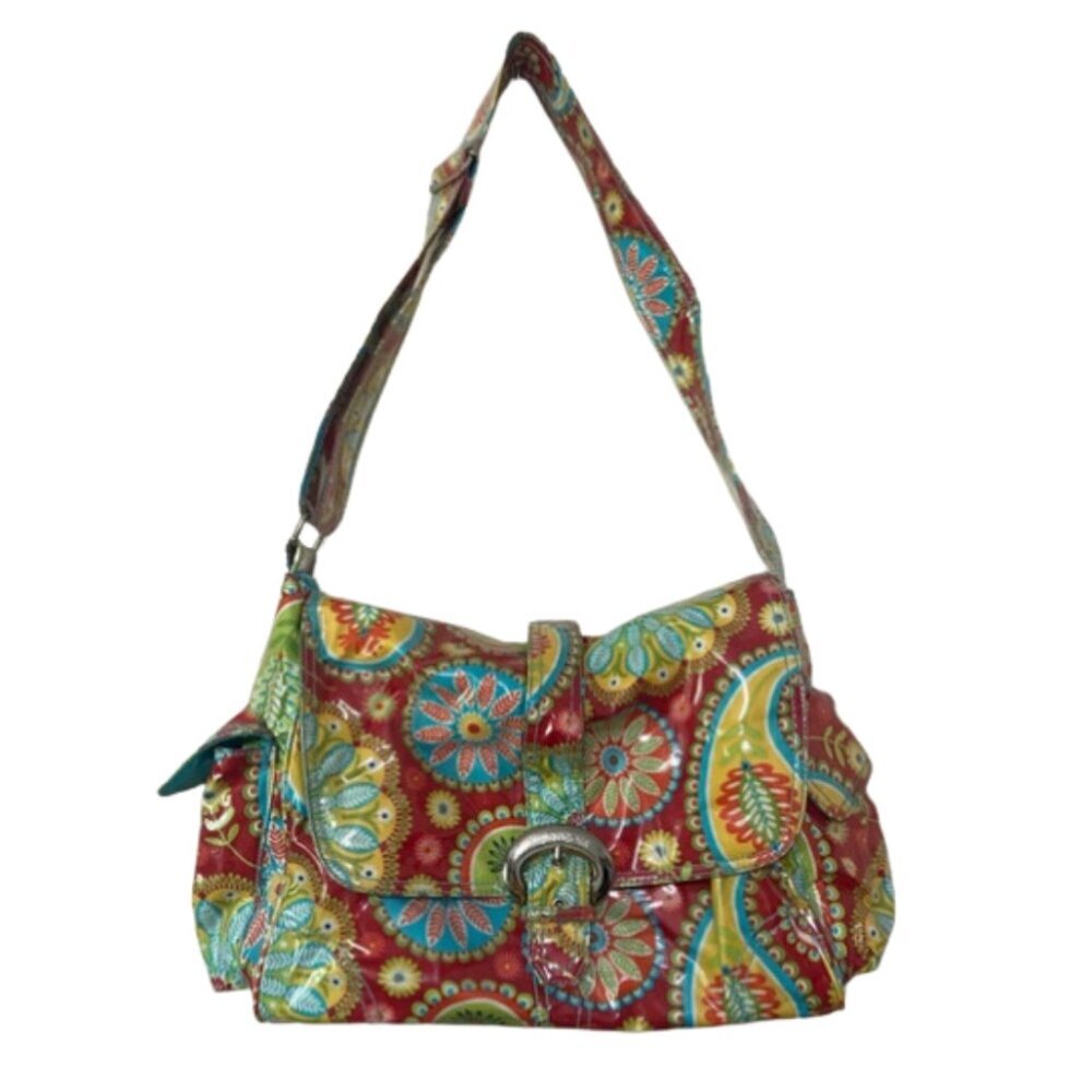 Floral Print Baby Bag with Adjustable Strap